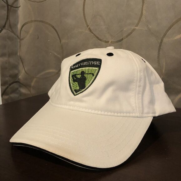 The Prestige Golf Hat Cap Adjustable Strapback Cutter & Buck White Logo Outdoors - Picture 3 of 10